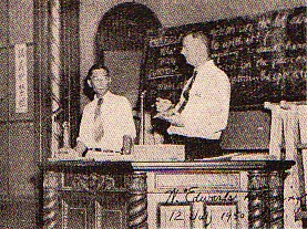 Photo of Dr. Deming in Japan - 1950